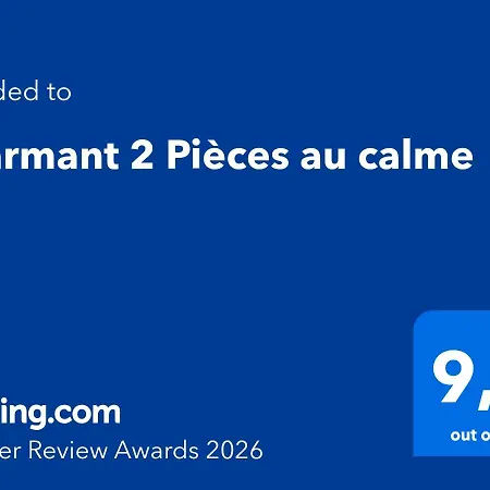 2 Pieces Au Calme Apartment *